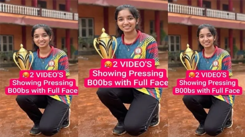 College Girl Latest Viral Showing Boobs Pressing with Full Face