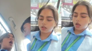 Horny Bangla Collage Girl Fun With Lover in Car